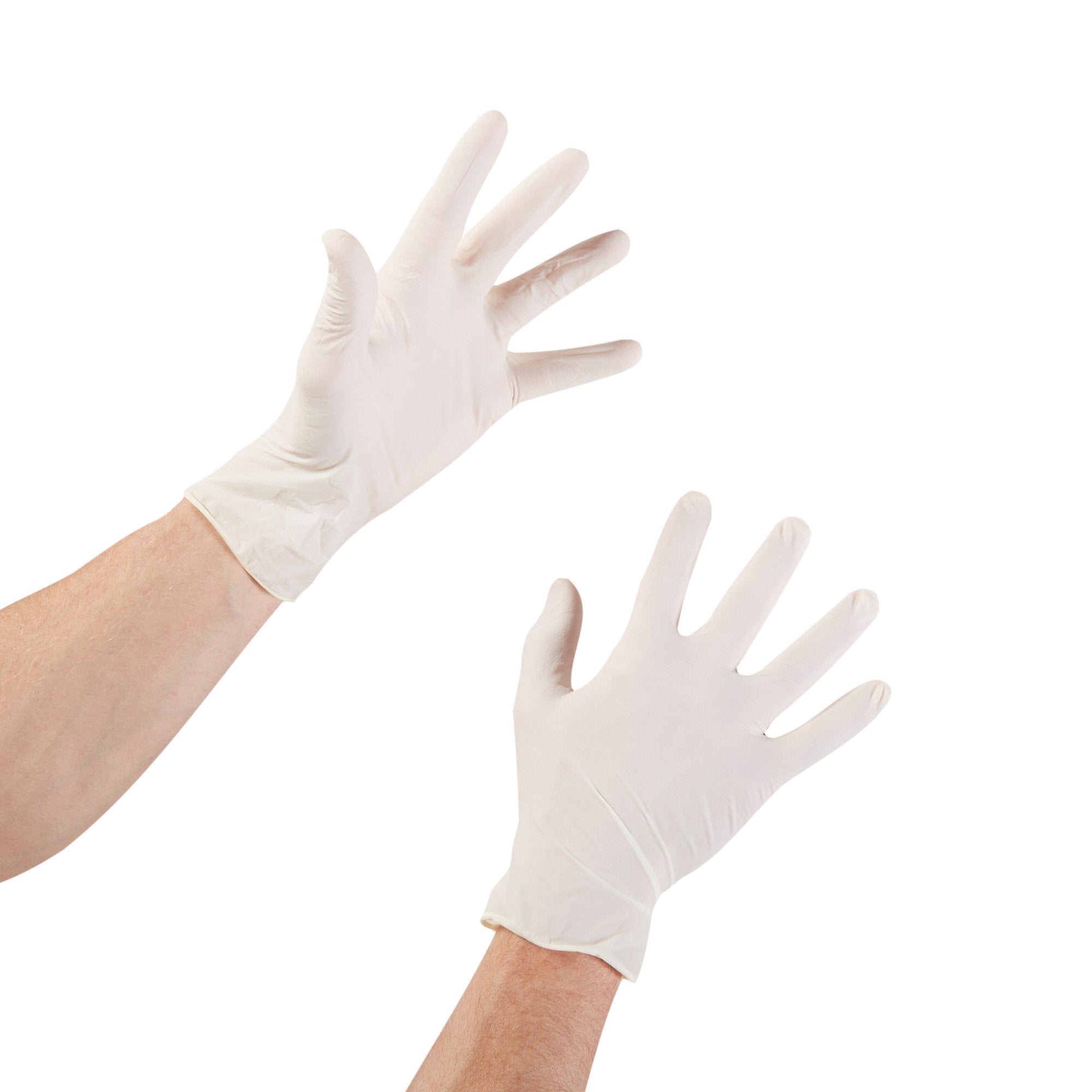 McKesson Confiderm® CL Latex Exam Glove, Small, Ivory 14-424