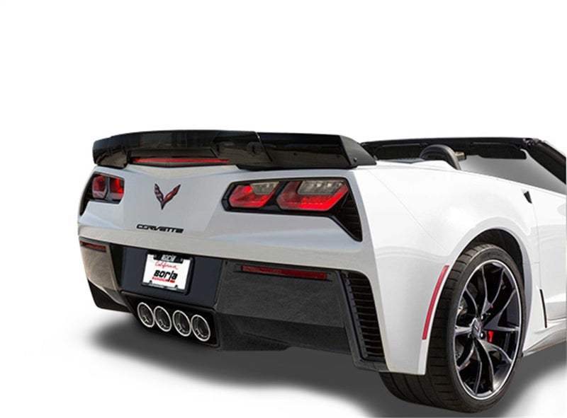 Borla 15 Chevy Corvette C7 ZO6 6.2L w/o AFM w/ NPP ATAK Quad RD RL AC Tips Center Rear Exit Exh 11905
