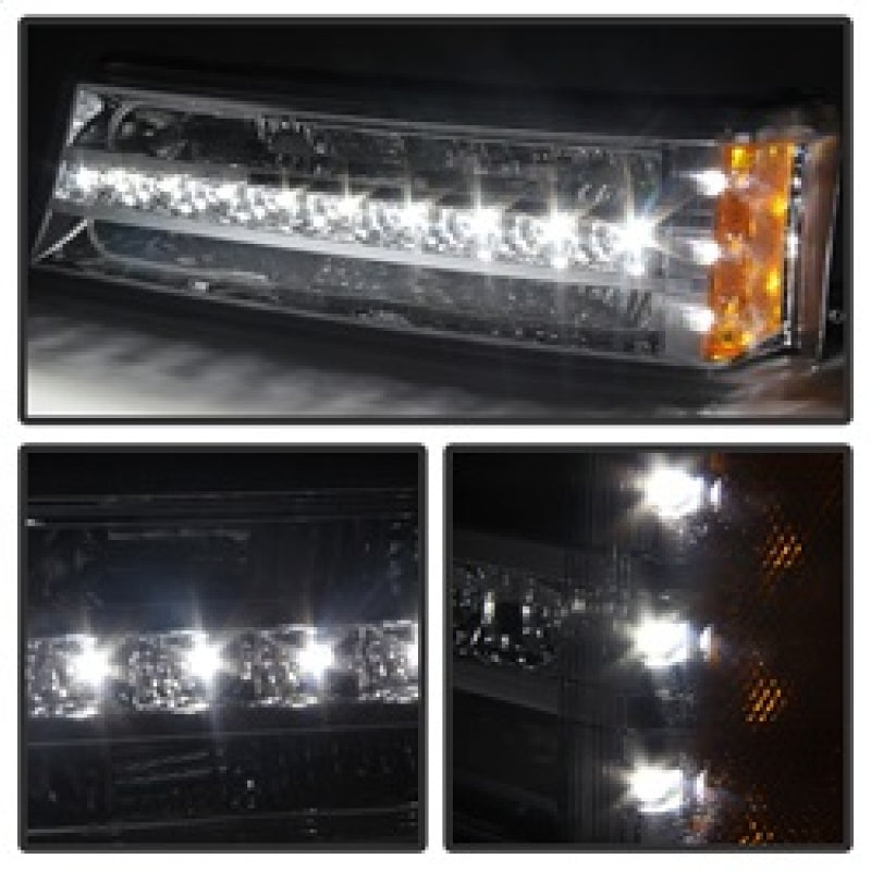 SPYDER Xtune Chevy Silverado 03-06 / Avalanche 02-06 LED Bumper Lights Chrome CBL-JH-CS03-LED-C 9027499