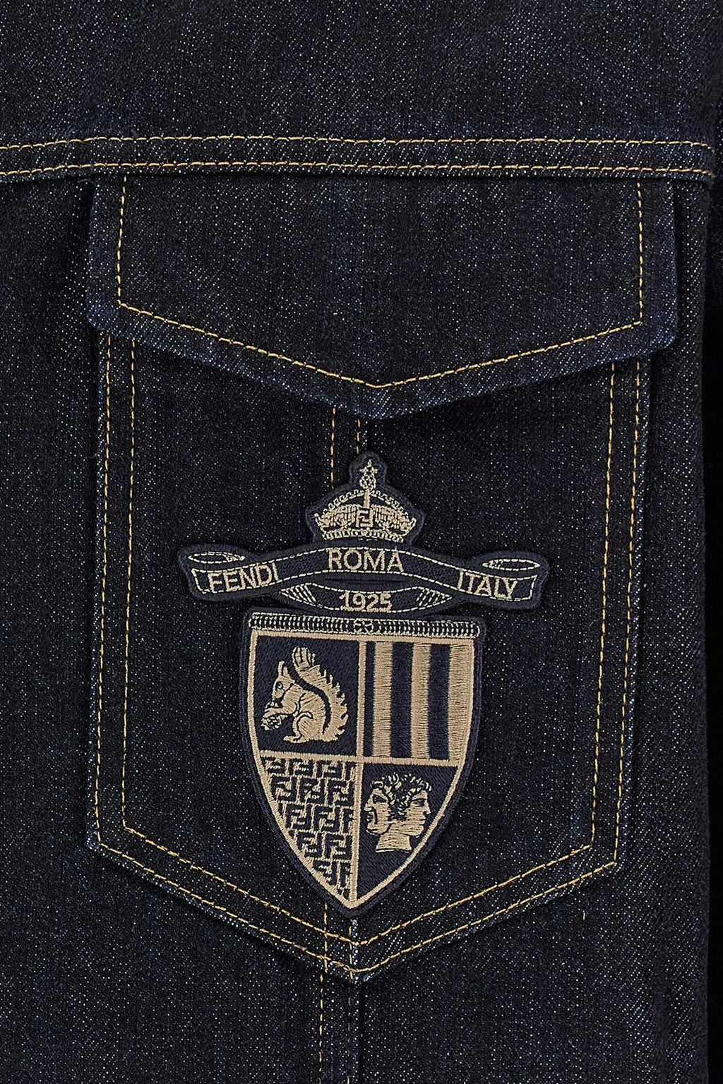 Fendi Men Fendi Crest Jacket