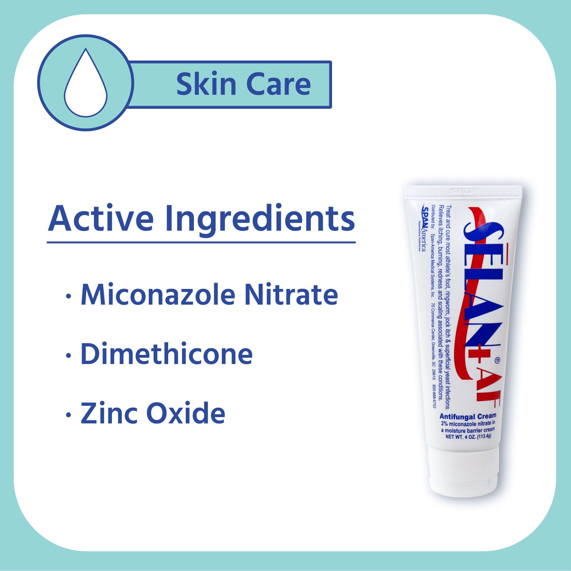Selan+® AF Antifungal, 4-ounce tube PJSAF04012