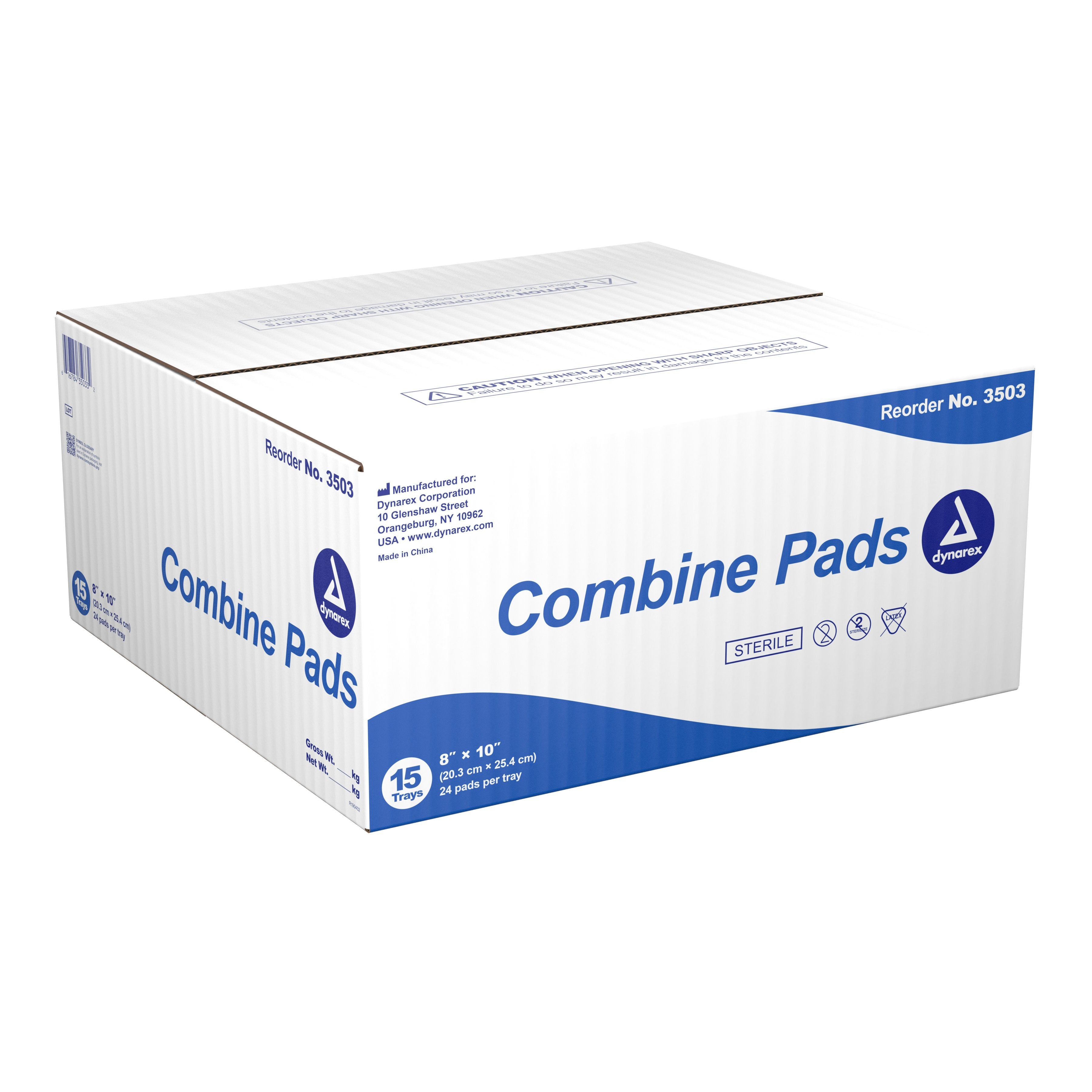 dynarex® Sterile Abdominal Pad, 8 x 10 Inch 3503