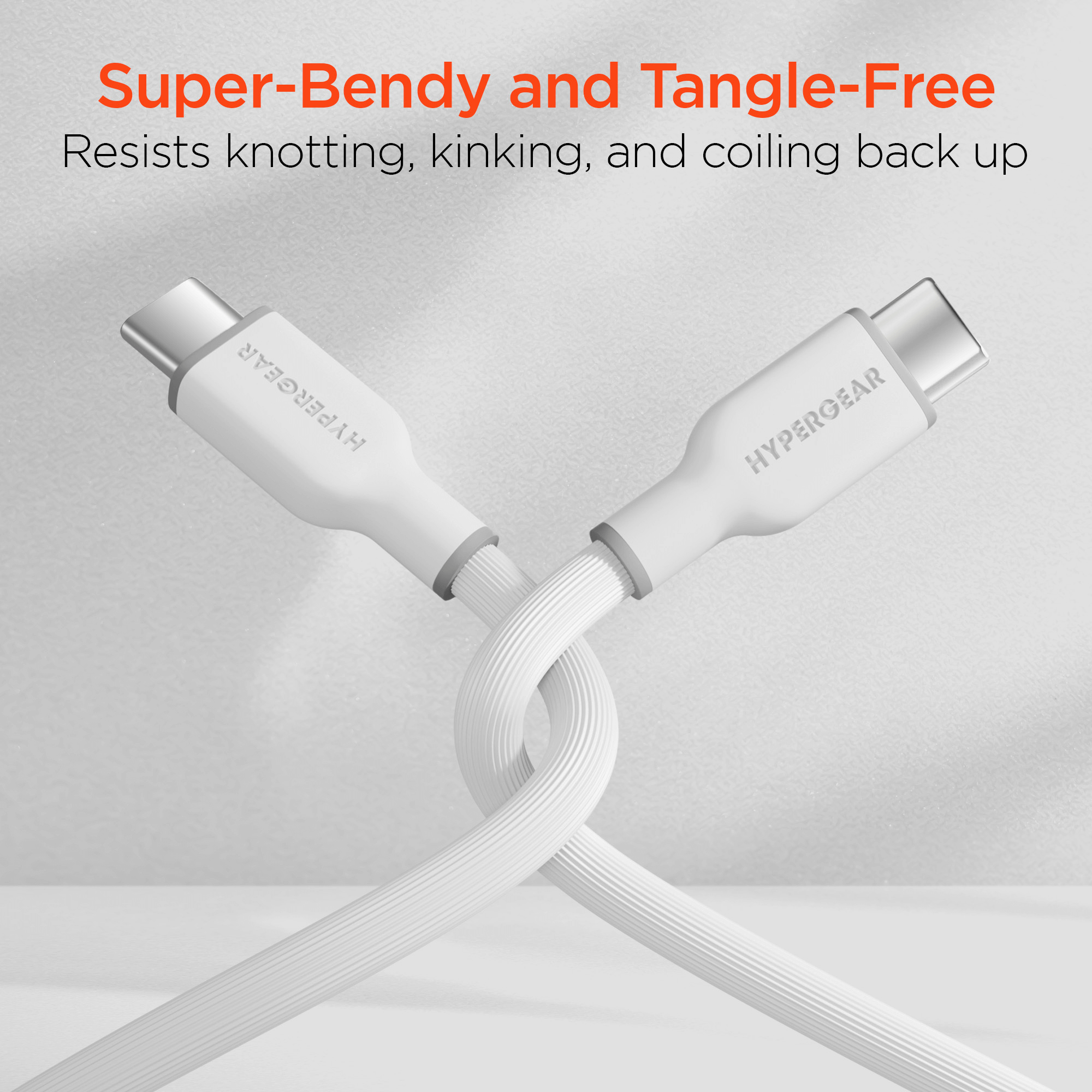 HyperGear Flexi PRO USB-C to USB-C Cable 10ft