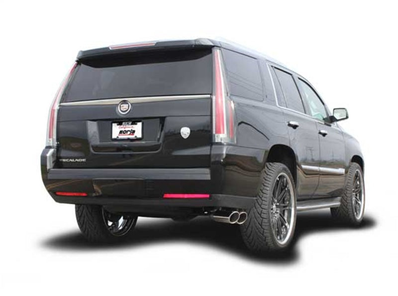 Borla Touring Cat Back 15-16 GMC Denali 6.2L V8 2.75in, 2.25in Dual Same Side Exit 4in Tips Exhaust 140559
