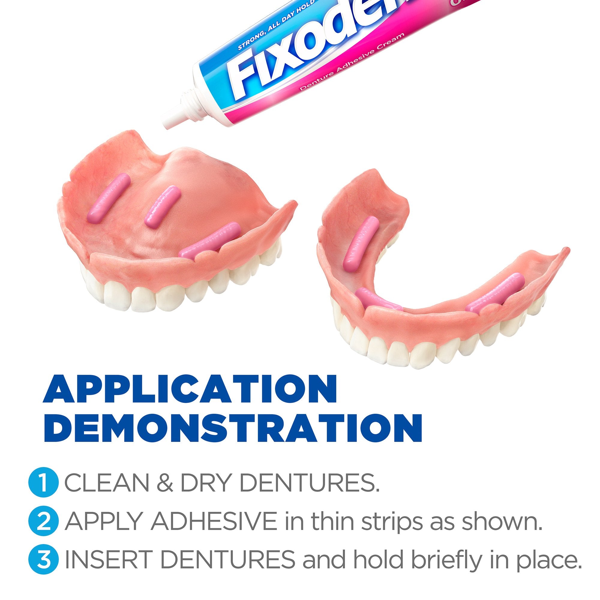 Fixodent Original Denture Adhesive Cream, 0.75 Oz 00076660300378
