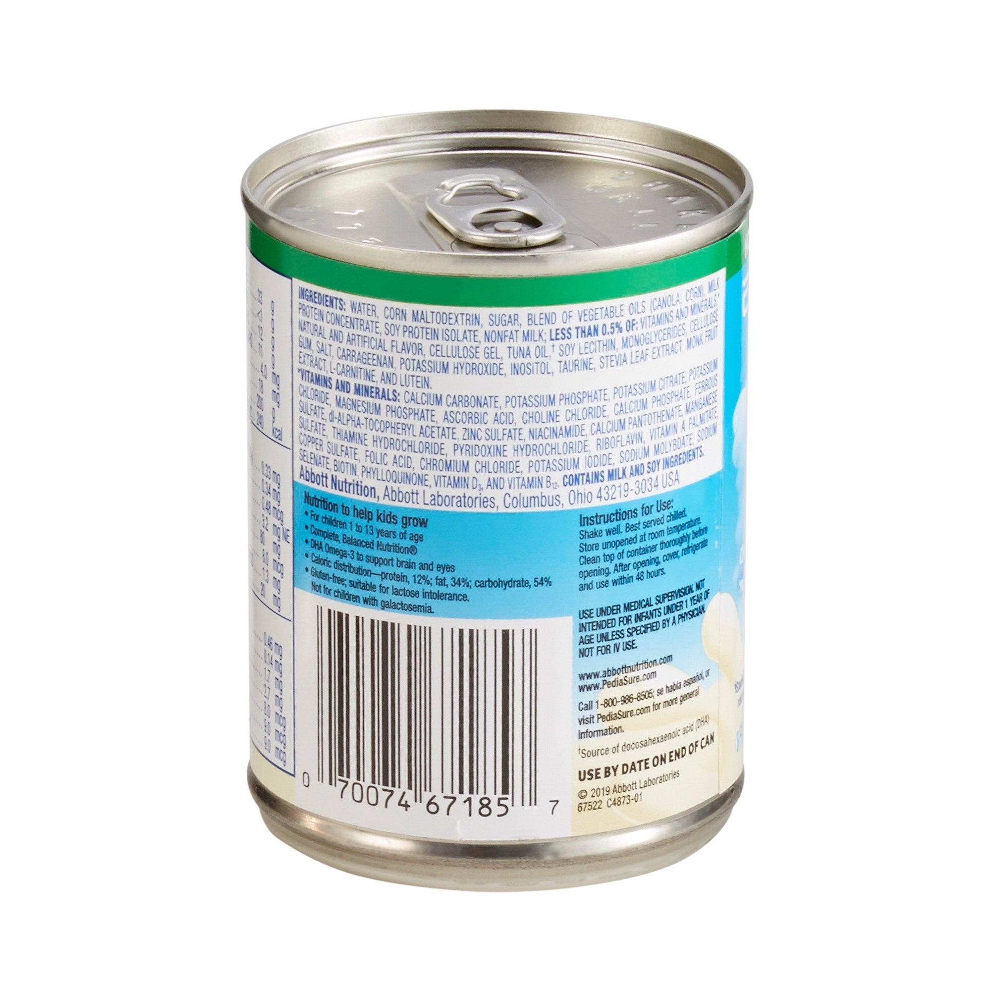 PediaSure® Grow & Gain Therapeutic Nutrition, Vanilla, 8-ounce can 67522