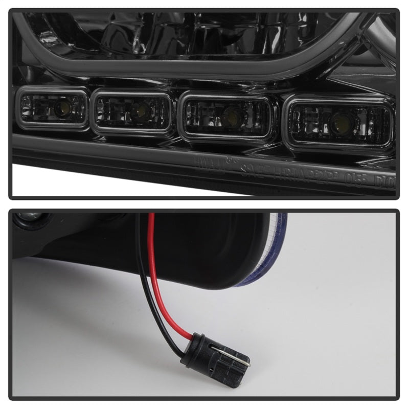 SPYDER Xtune Dodge Charger 06-10 1Pc LED Crystal Headlights Smoke HD-ON-DCH05-1PC-LED-SM 5017642