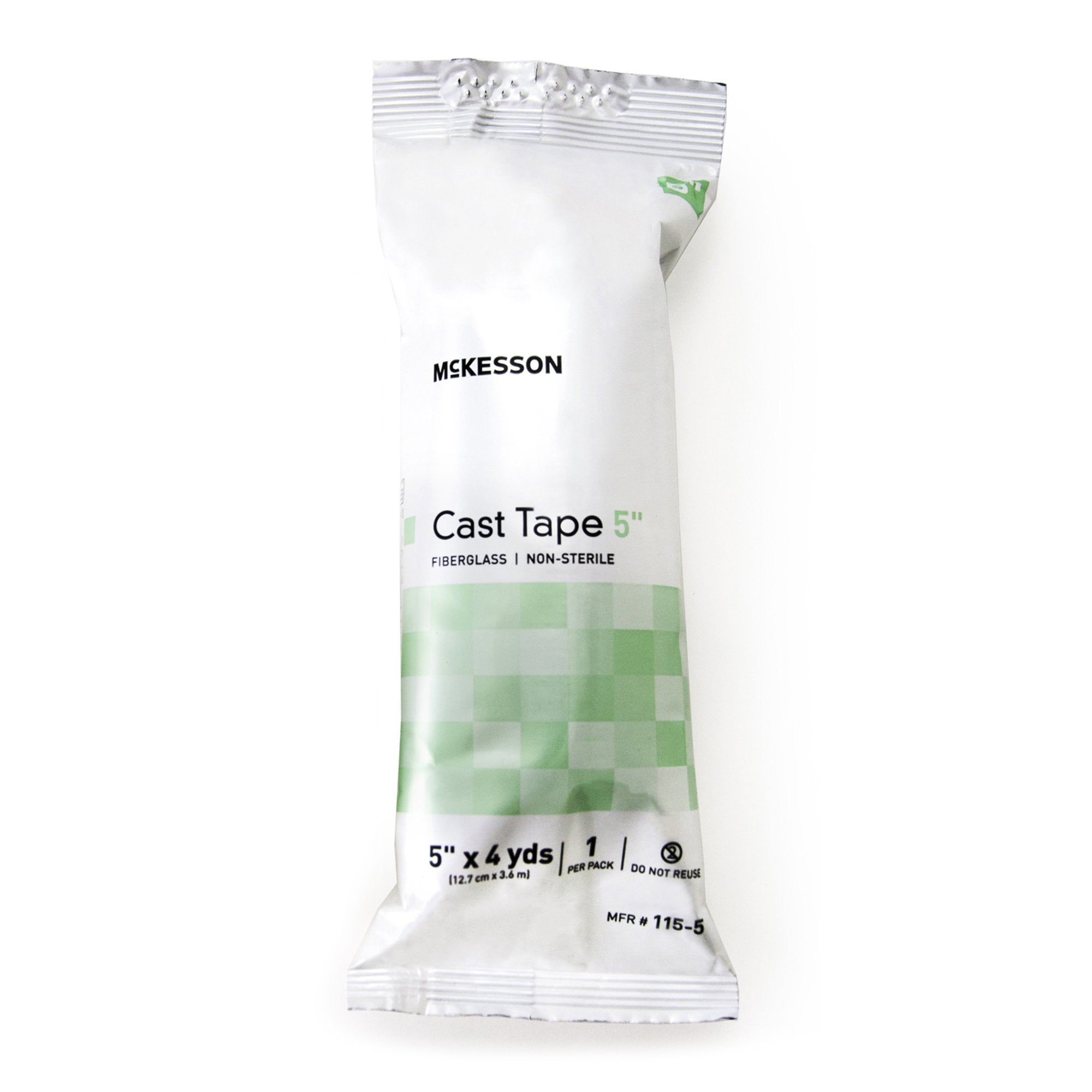 McKesson White Plaster Bandage, 5 Inch x 4 Yard 115-5