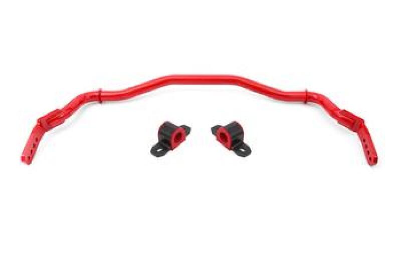 BMR Suspension BMR 15-22 S550 Mustang Sway Bar Kit Front Hollow 38mm 3-Hole Adjustable Red SB764R