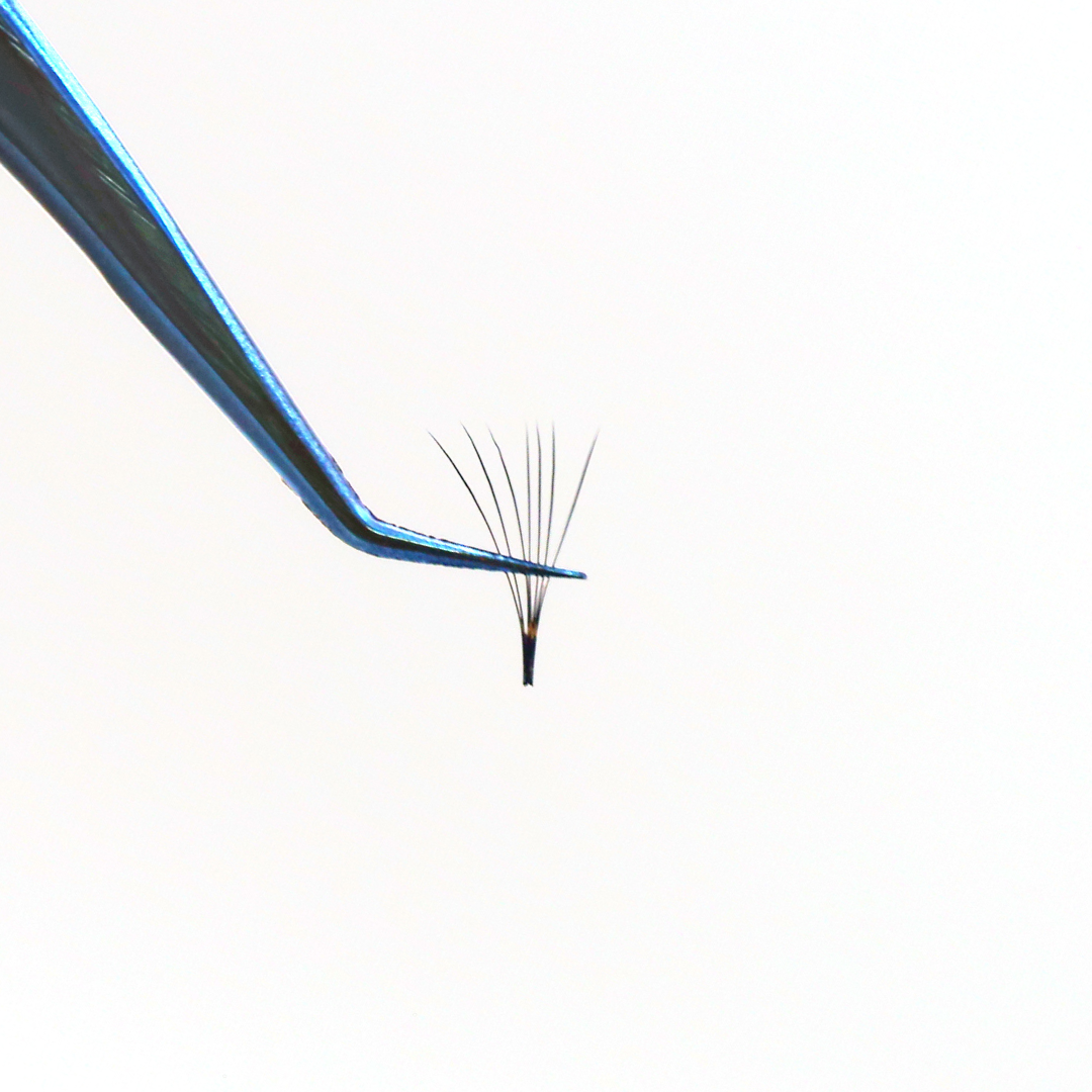 7D, .07, Handmade Loose Thin-Based Premade Fans (500 Single Length)