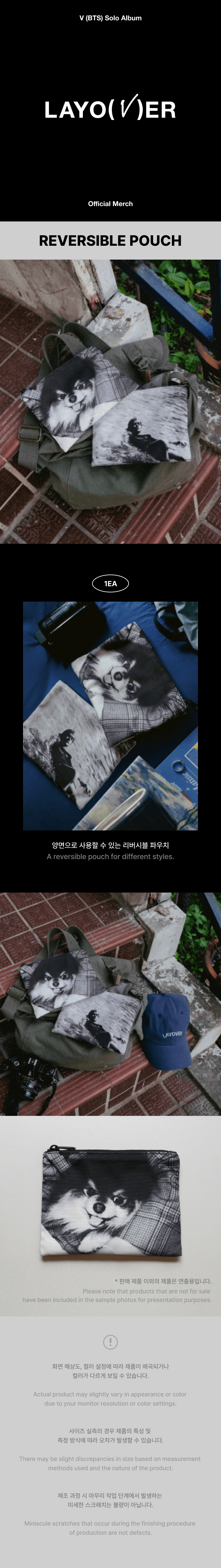 BTS V 1st Solo Album Official MD - Layover