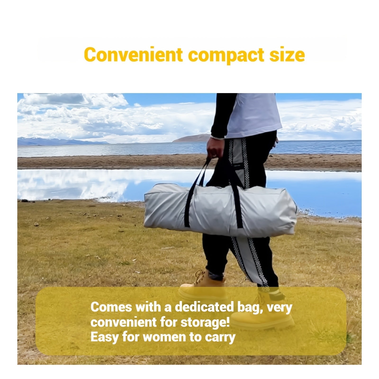 3 - 4 Person Instant Pop Up Camping Tent Waterproof Quick Setup Outdoor Portable - PhishStones Products