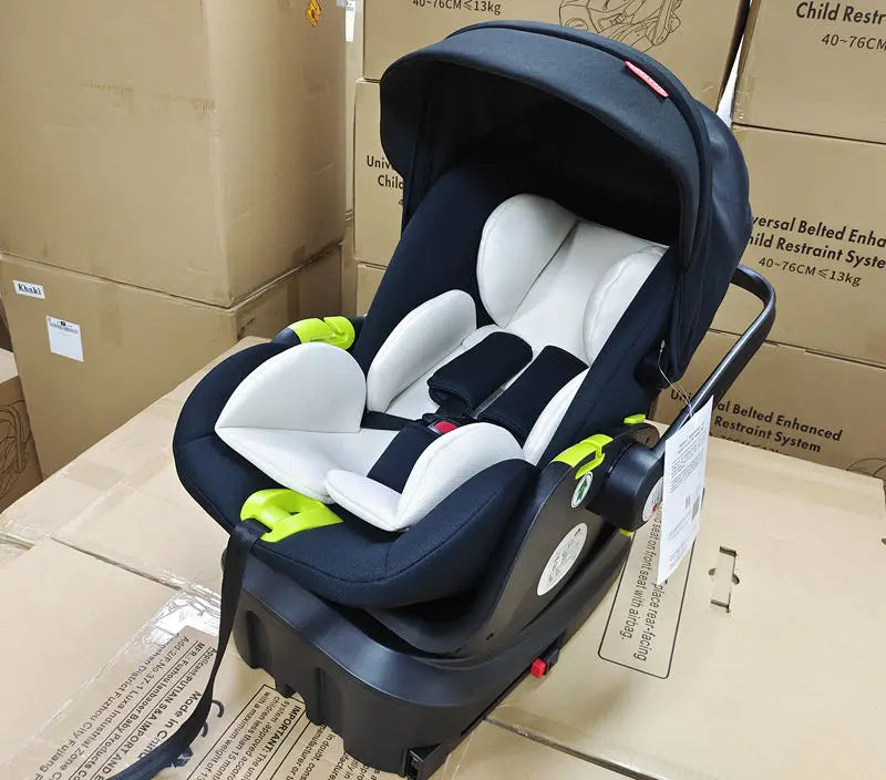 3 - in - 1 Baby Stroller Travel System with ISOFIX Base — Convertible Bassinet, Infant Car Seat & Foldable Aluminum Frame - PhishStones Products