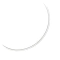 3.0 mm 14k Two Tone Gold Reversible Omega Necklace - PhishStones Products