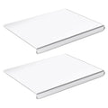 Clear Acrylic Kitchen Cutting Board with Counter Lip 17.71x15.74IN Non-Slip Transparent Countertop Cutting Board Kitchen Countertop Protector For Dini
