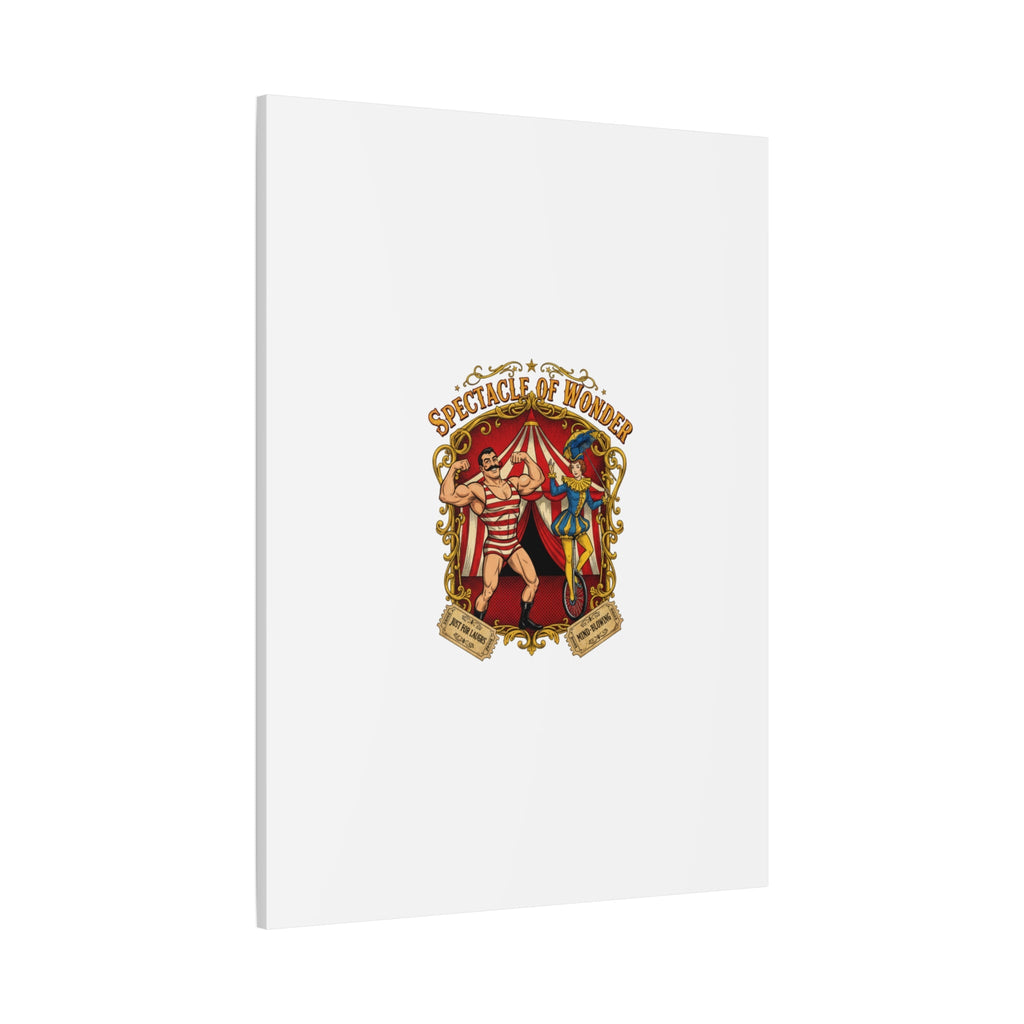 Spectacle of Wonder Circus Art Print, Canvas | Vintage Carnival Design
