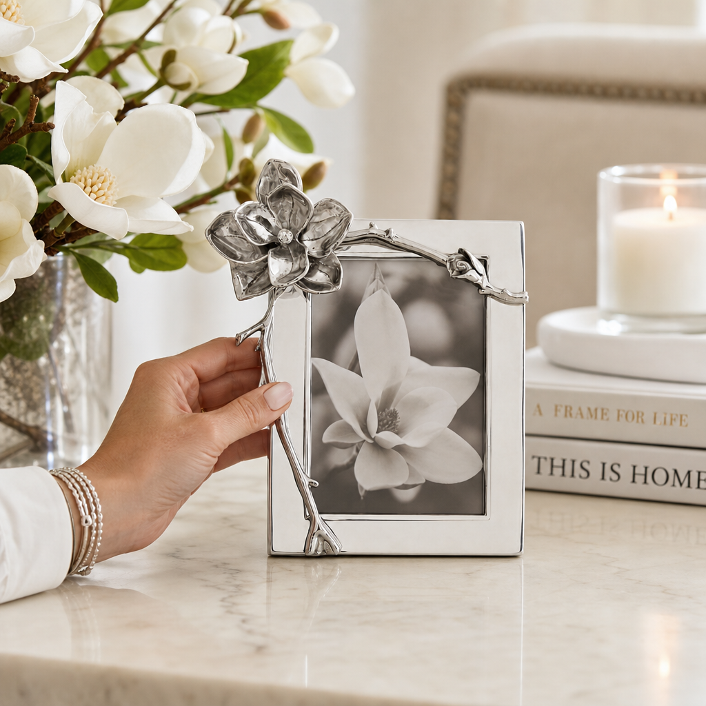 Magnolia Blossom Picture Frame - 5X7