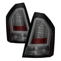 SPYDER Chrysler 300 05-07 V2 Light Bar LED Tail Lights - Smoke ALT-YD-CHR305V2-LED-SM 5083340