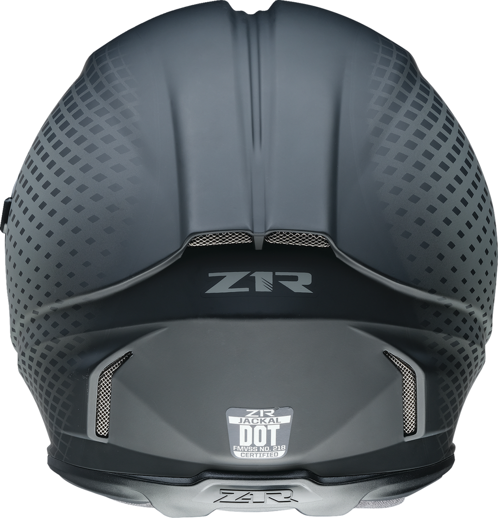 Z1R, Z1R Jackal Helmet Waveform Gray 3XL - Aerodynamic Design with Anti-Fog Shield and Ventilation