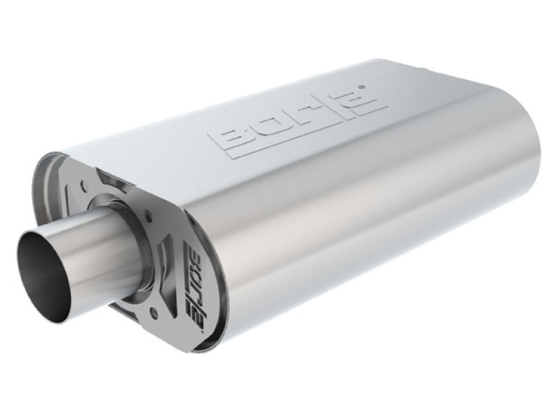 Borla CrateMuffler SBC 283/327/350 2.25in Offset/Center 14in x 4.35in x 9in S-Type Muffler 400849