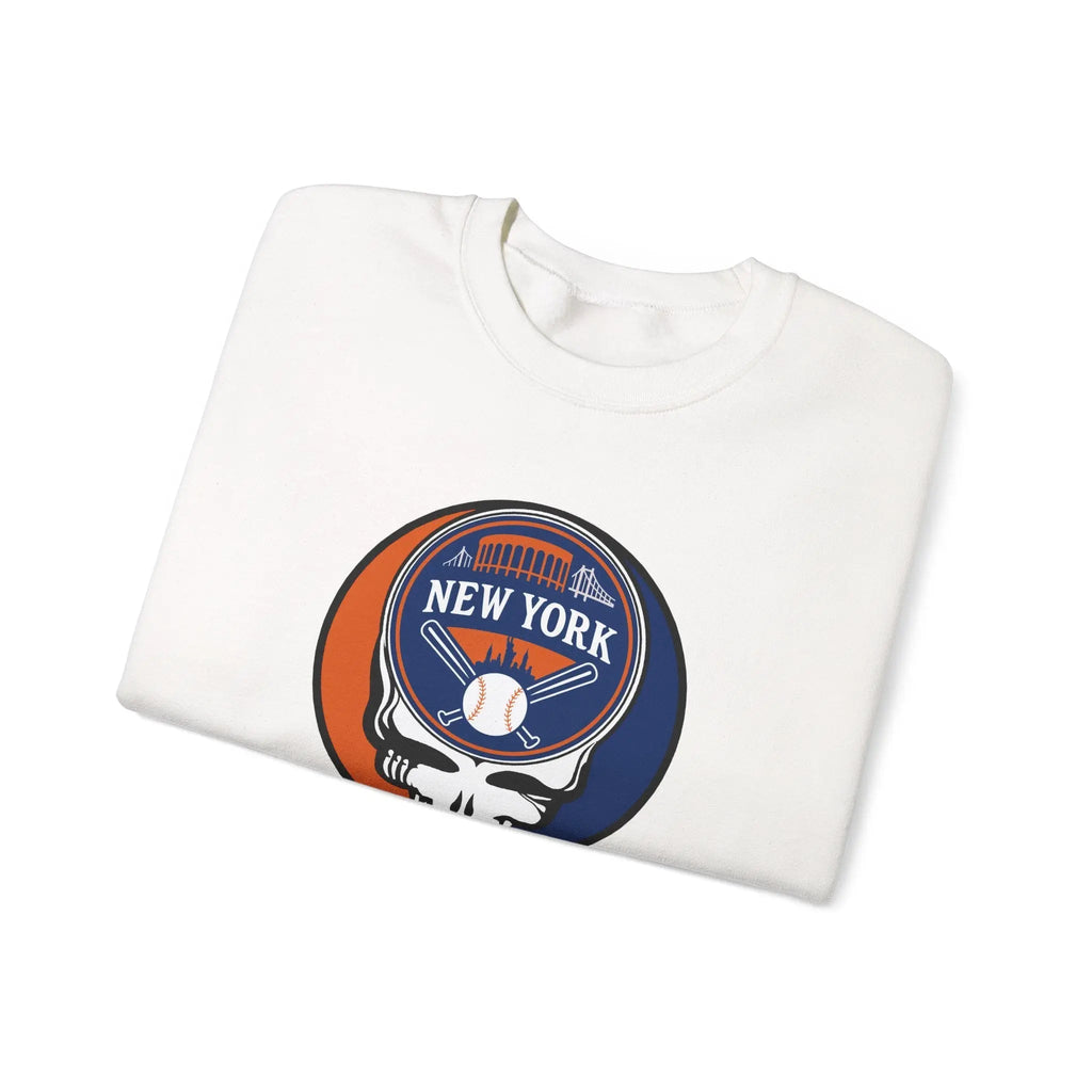 New York Mets Original Stealie Grateful Dead Crewneck Grateful Dead Sweatshirt