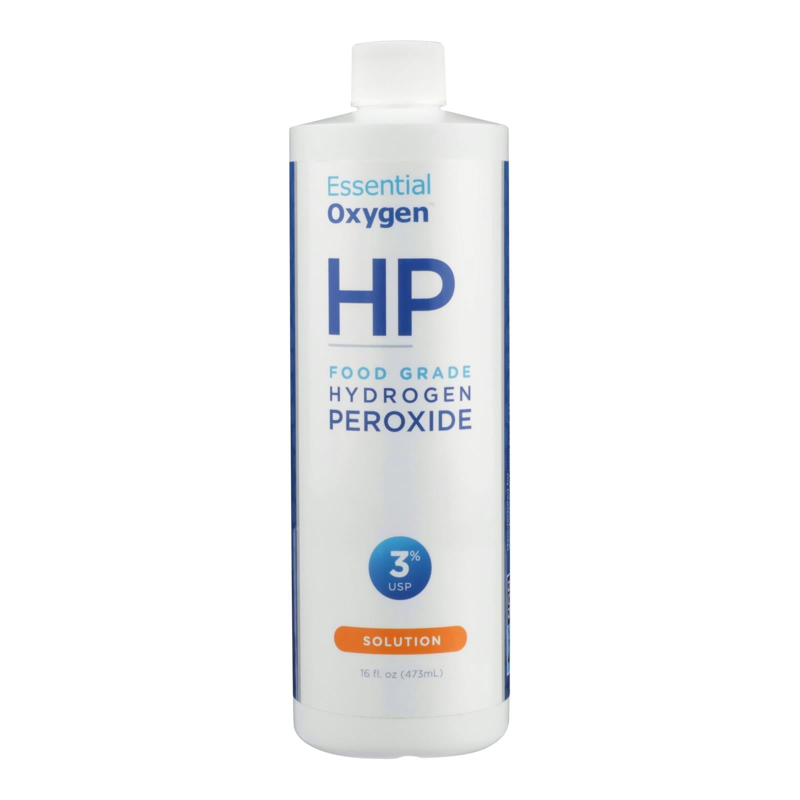 Essential Oxygen 3% Food-Grade Hydrogen Peroxide 16 Oz.