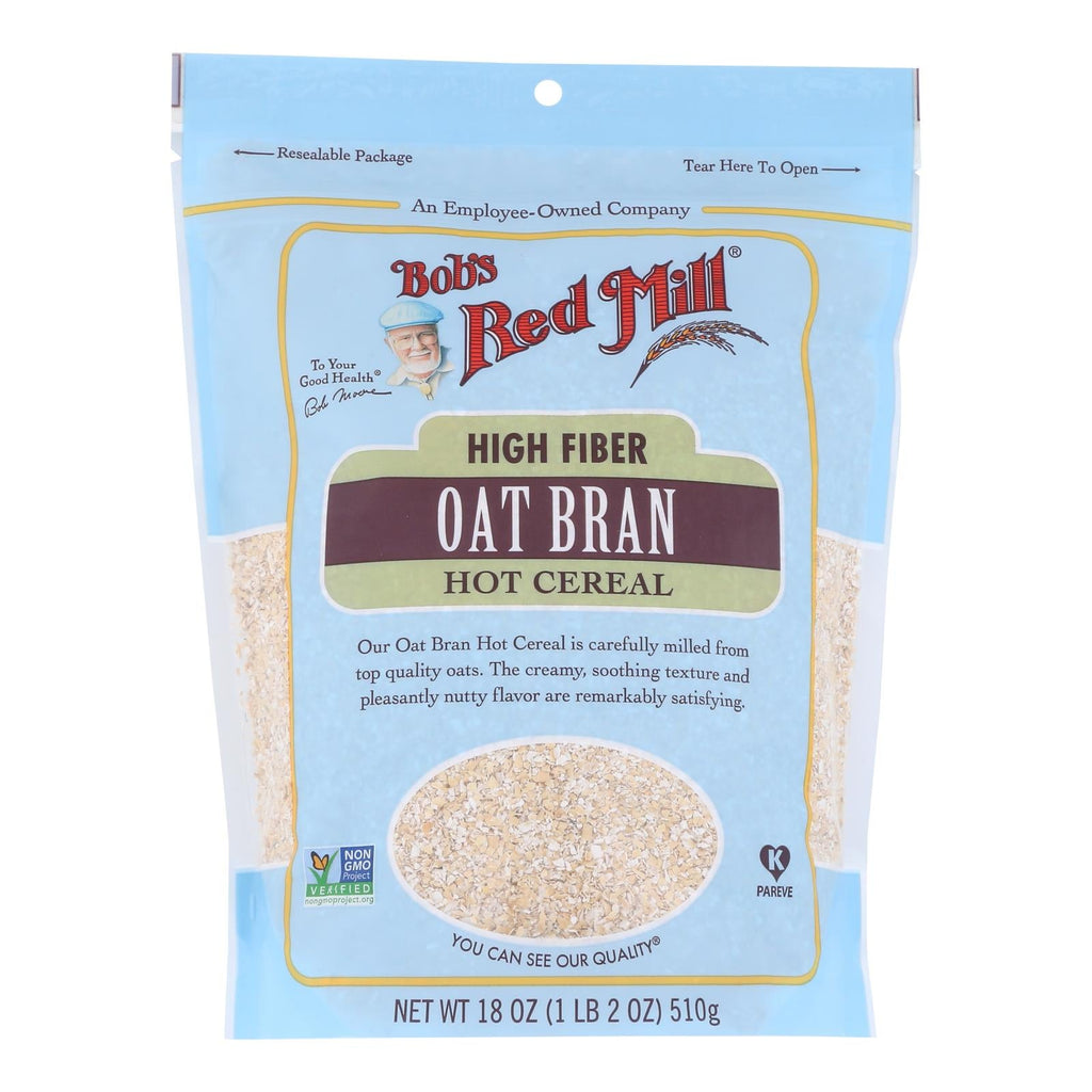 Bob's Red Mill Oat Bran Hot Cereal (Pack of 4 - 18 Oz.)