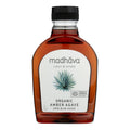 Madhava Raw Certified Organic Amber Agave Nectar Honey, 17 Oz., 6 Pack