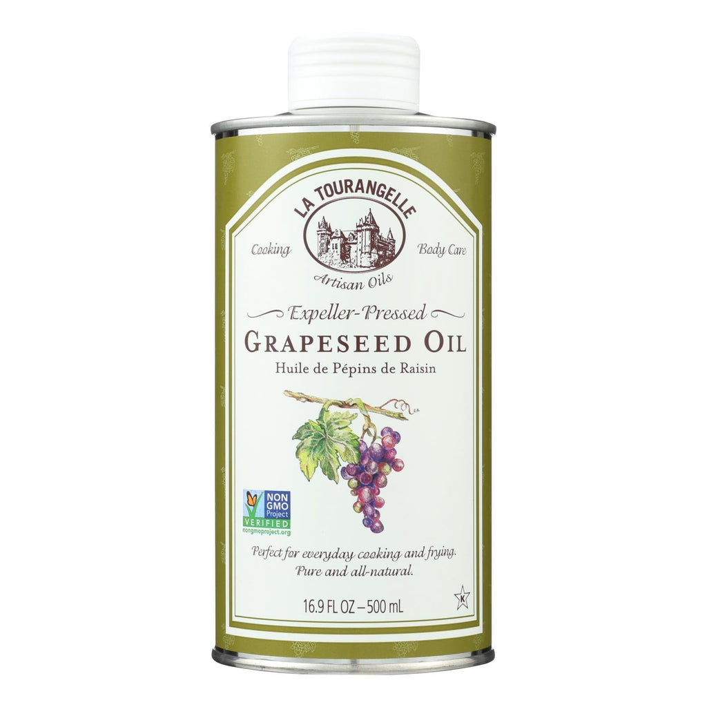 La Tourangelle Grapeseed Oil, 16.9 Fl Oz (Pack of 6)