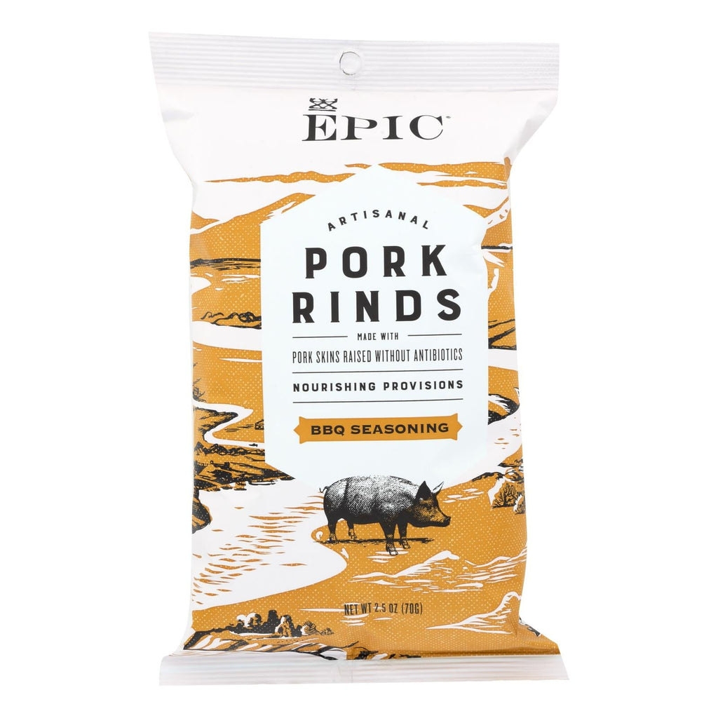 Epic Pork Rinds, Texas BBQ Seasoning, 12 Pack - 2.5 Oz.