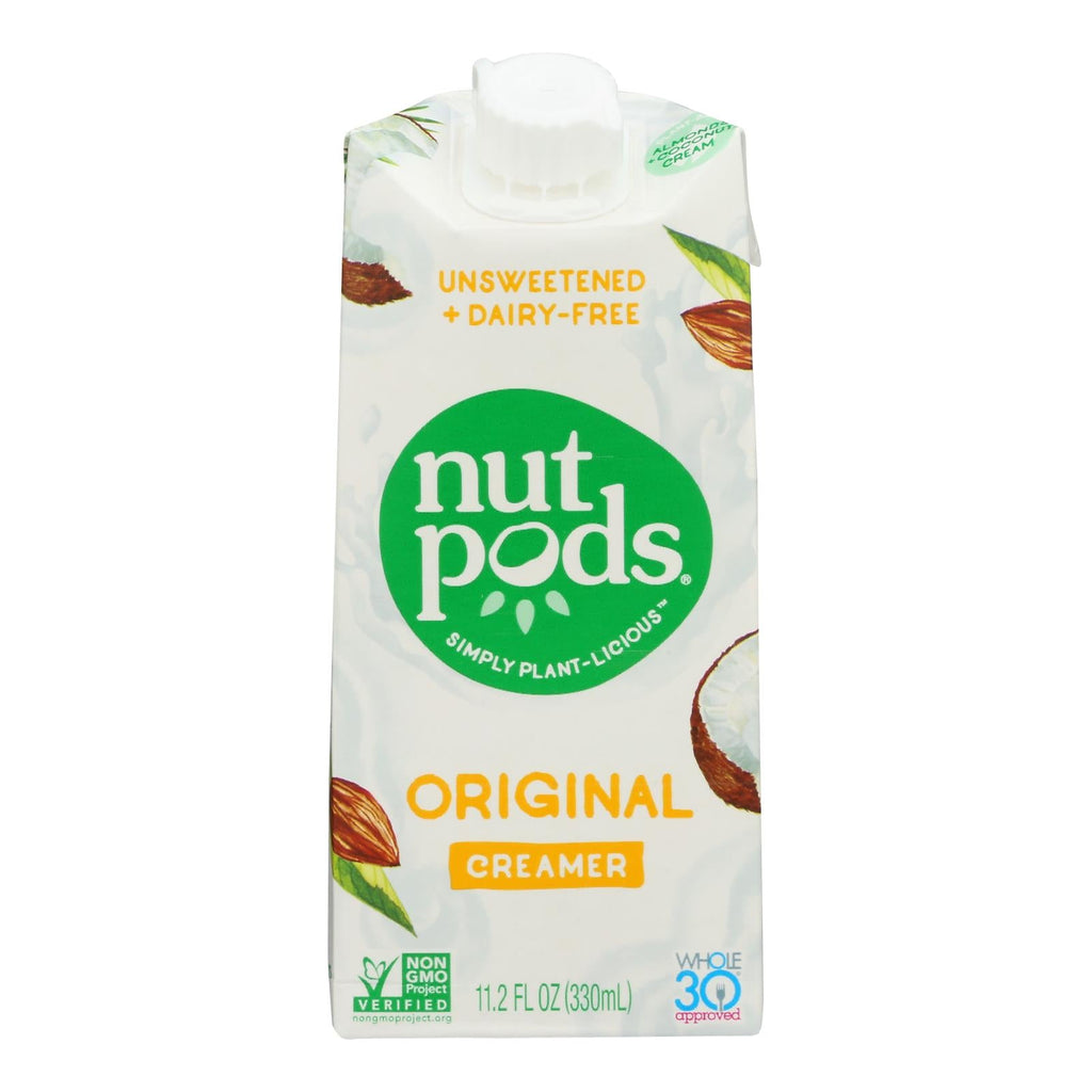 Nutpods Original Unsweetened Non-Dairy Creamer (Pack of 12) - 11.2 Fl Oz