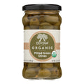Divina Organic Pitted Green Olives, Pack of 6 — 6 oz Each