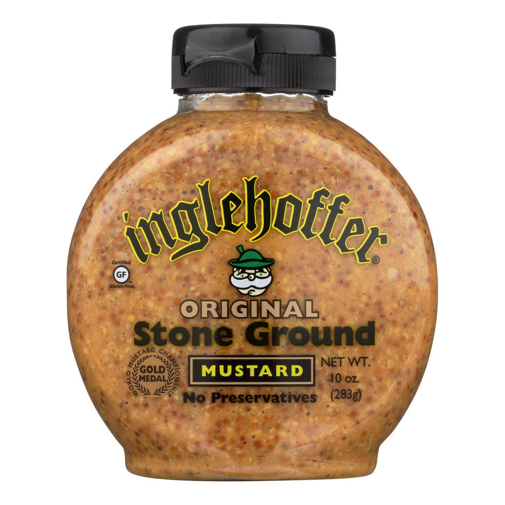 Inglehoffer Original Stone Ground Mustard, 6 Pack