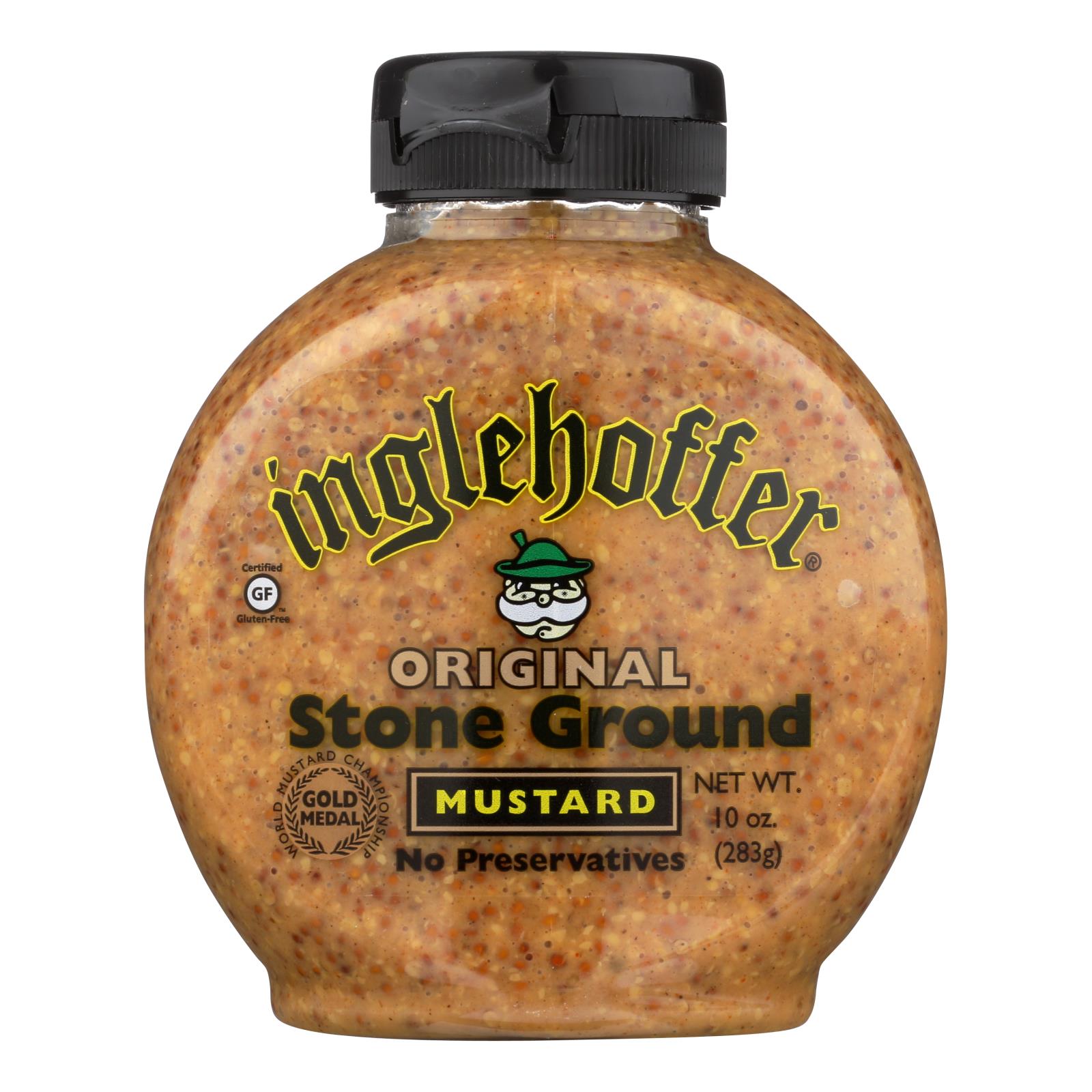 Inglehoffer Original Stone Ground Mustard, 6 Pack