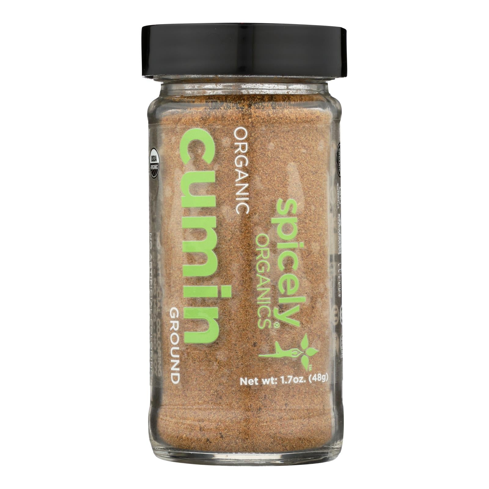 Spicely Organics Premium Ground Cumin (Pack of 3 - 1.7 Oz.)