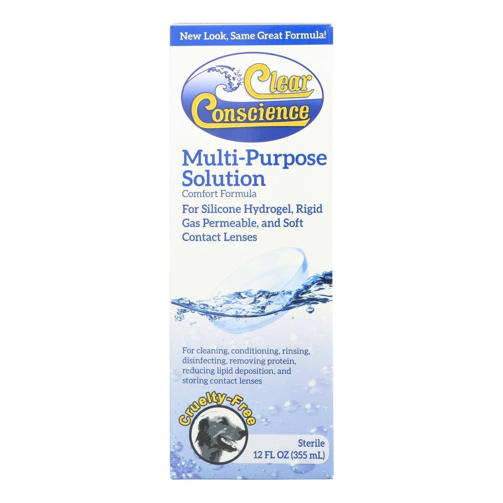 Clear Conscience Multi-Purpose Contact Lens Solution - 12 fl. oz.