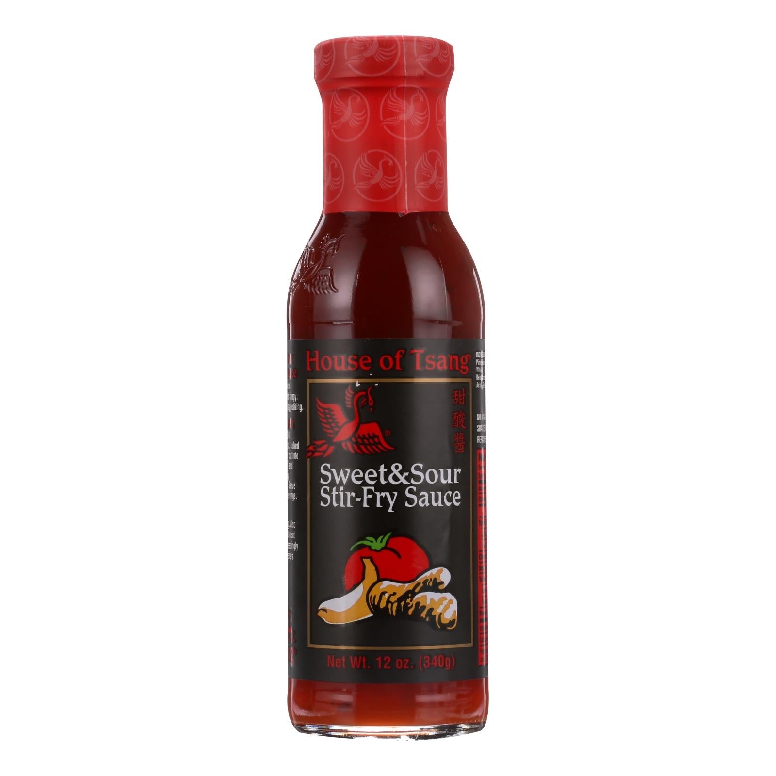 House of Tsang Sweet and Sour Stir-Fry Sauce, 12 oz, Pack of 6