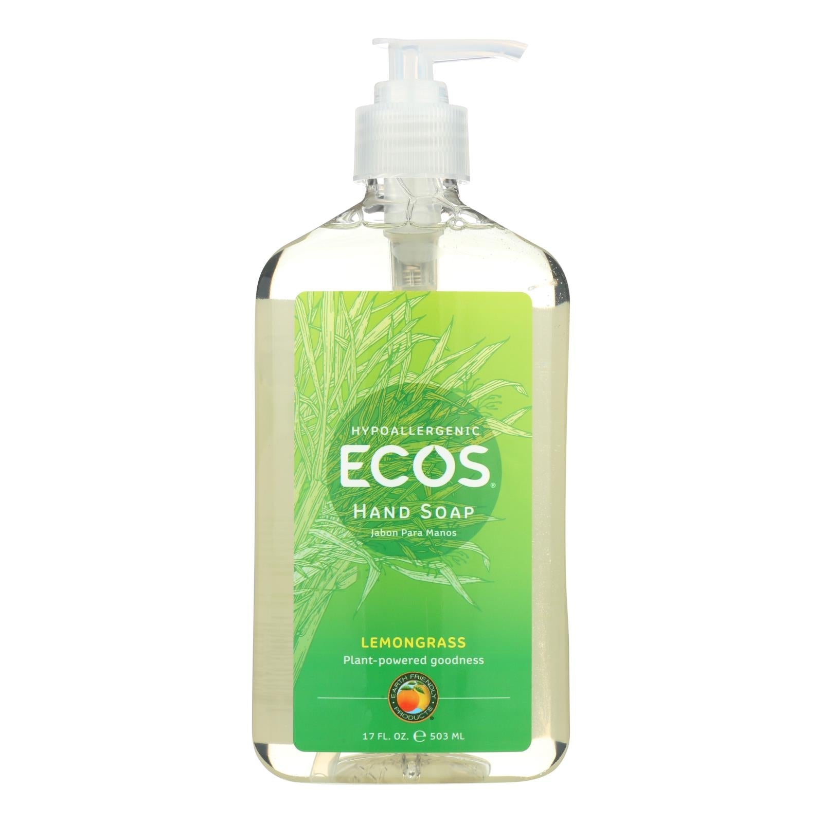 Earth-Friendly Lemongrass Hand Soap 6-Pack, 17 Fl Oz.