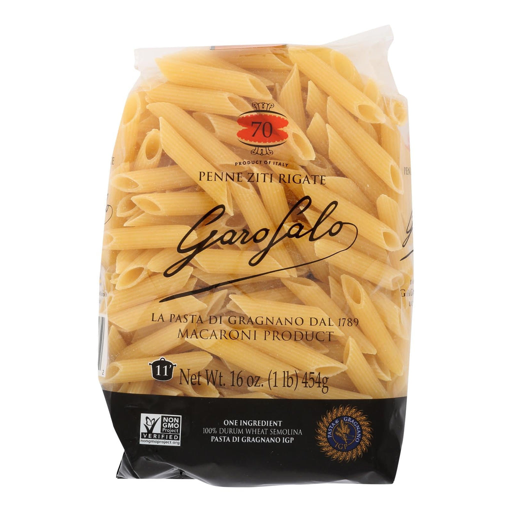 Bulk Pack of 12, Garofalo Penne Ziti Rigate: 16 Ounce