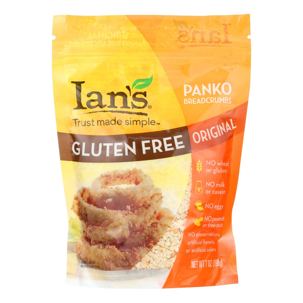 Ian's Gluten-Free Seasoned Panko Breadcrumbs, 7 Oz., 8-Pack