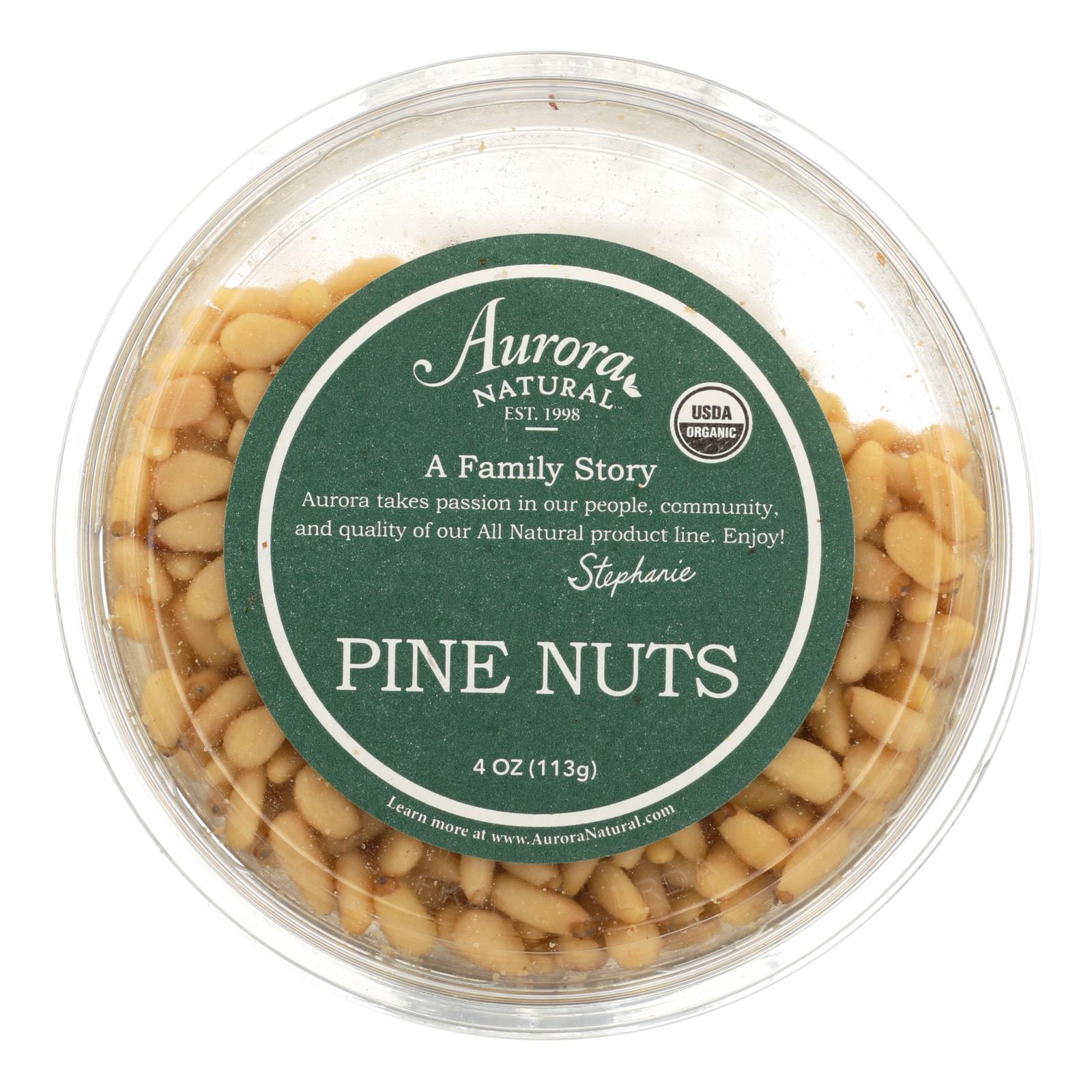 Aurora Natural Products Organic Pine Nuts, 12 Pack - 4 Oz.