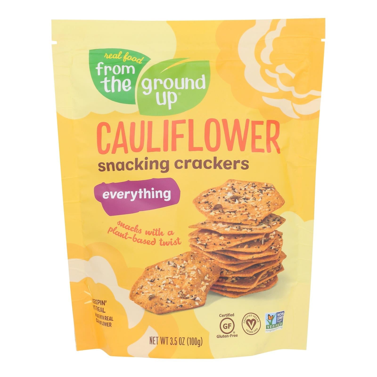 From The Ground Up Everything Snacking Crackers 6-Pack (3.5 Oz. Each)