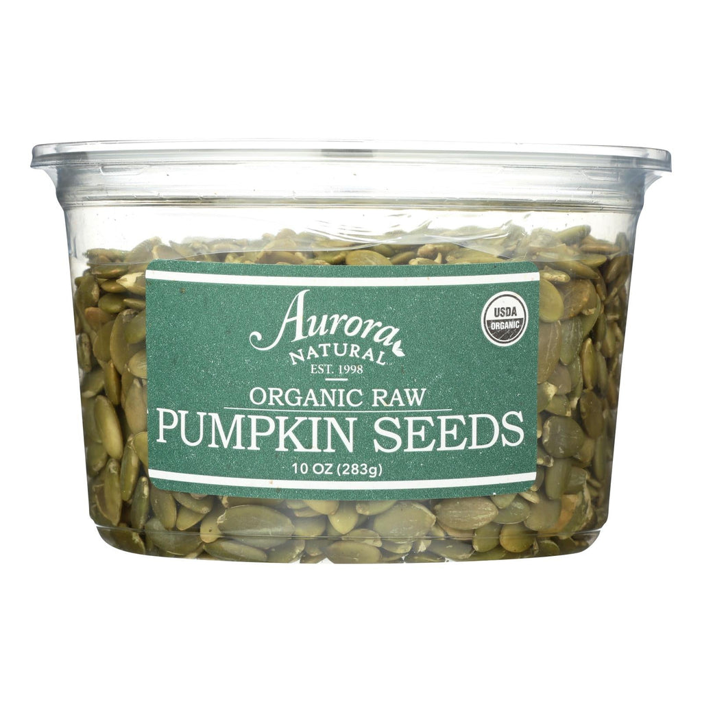 Aurora Natural Products Organic Raw Pumpkin Seeds, 12 Oz. (Pack of 12)