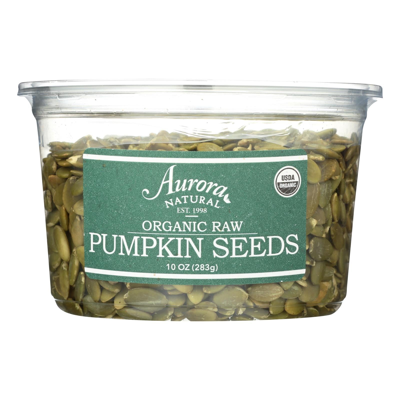 Aurora Natural Products Organic Raw Pumpkin Seeds, 12 Oz. (Pack of 12)