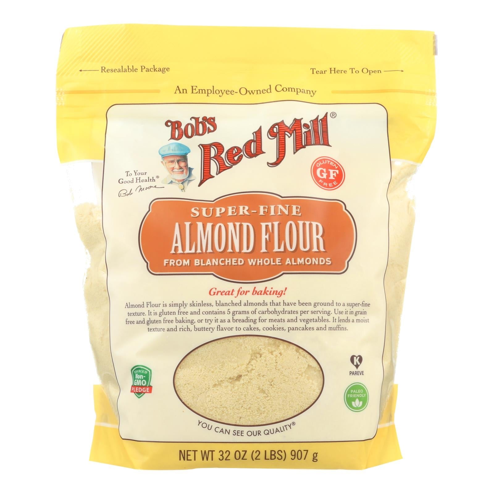 Bob's Red Mill Blanched Almond Flour, 32 Oz. (4 Pack) | Gluten-Free Baking