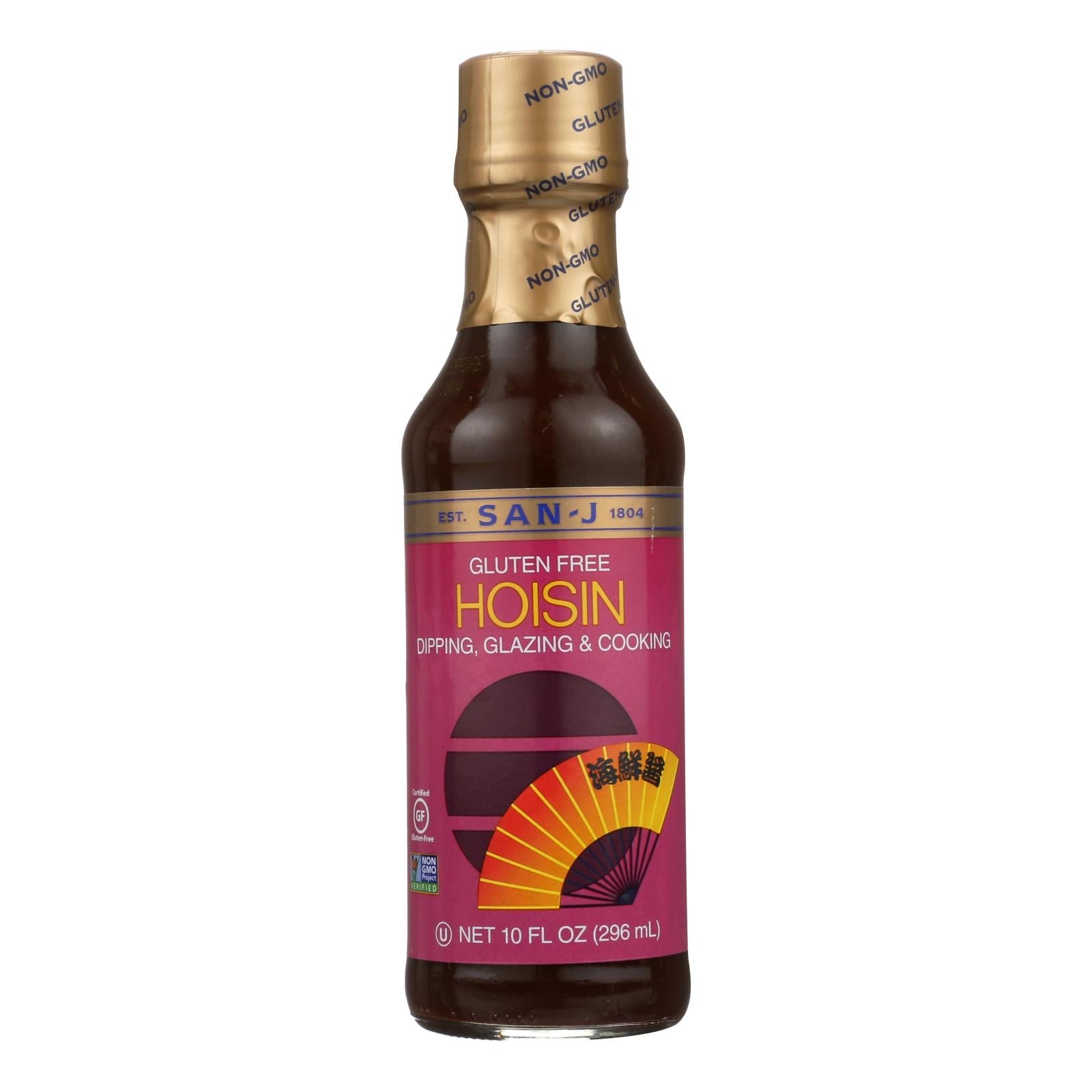 San-J Hoisin Sauce: Gluten-Free, Umami-Rich Asian Dipping Sauce (Pack of 6 - 10 Fl Oz Each)