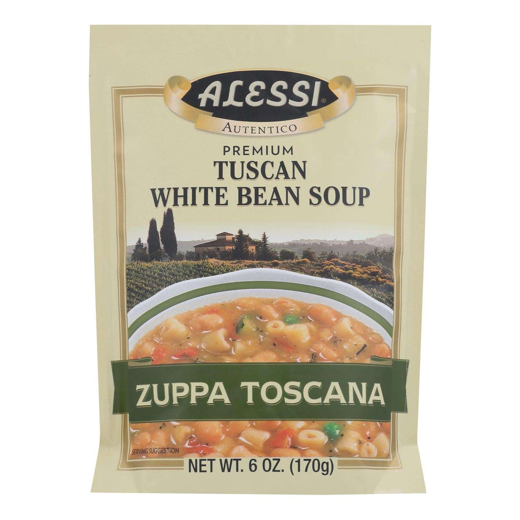 Alessi Tuscan White Bean Soup, 6 oz (Case of 6)