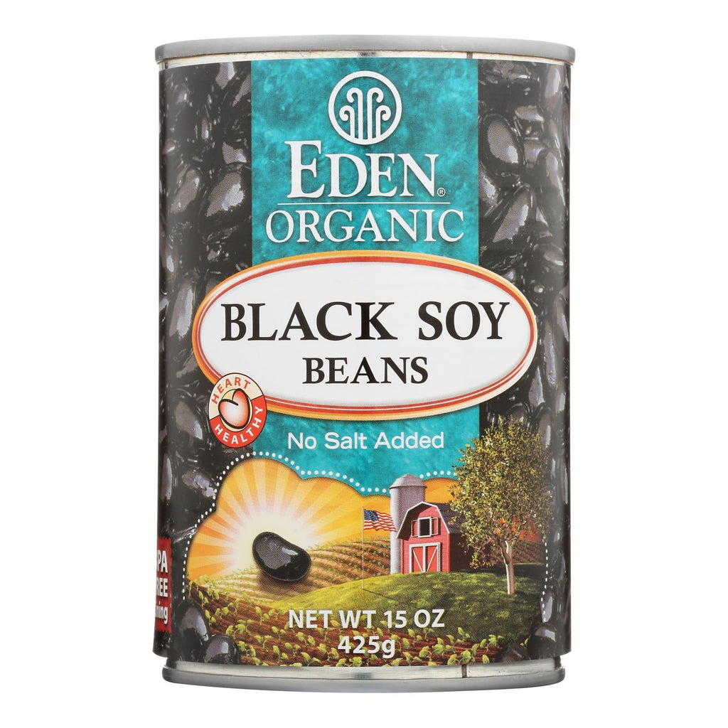 Eden Foods Organic Black Soy Beans, 15 Oz. (Pack of 12)