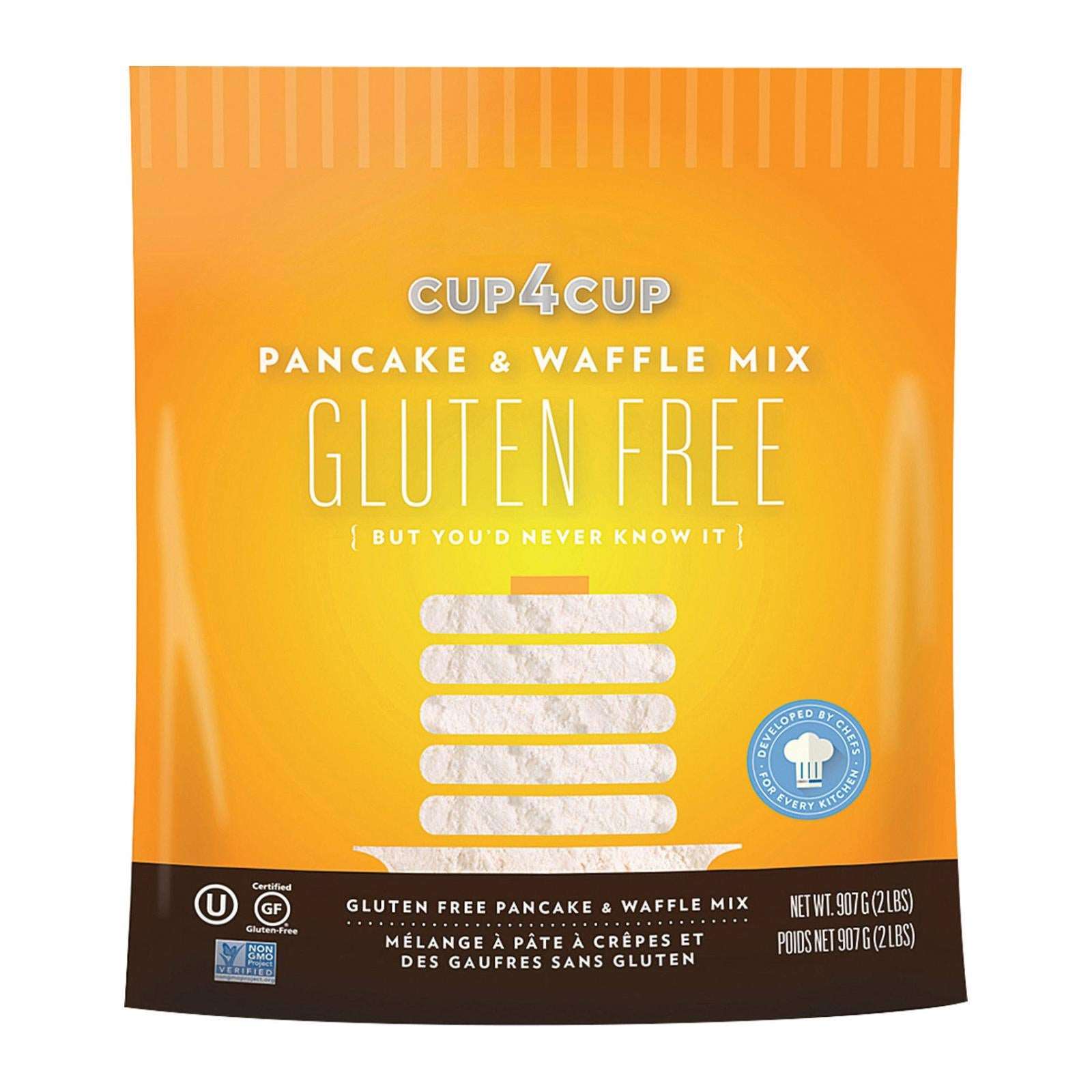 Cup4Cup Gluten-Free Pancake & Waffle Baking Mix, 2 Lb. (Pack 6)
