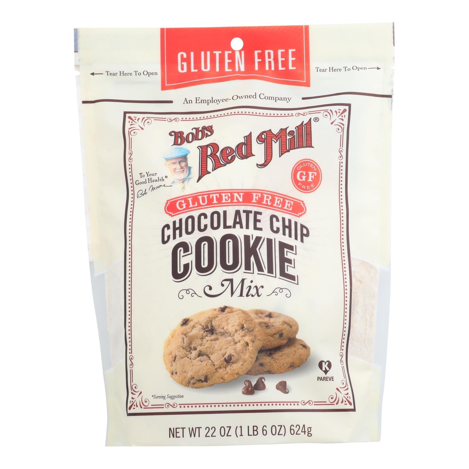 Bob's Red Mill Gluten-Free Chocolate Chip Cookie Mix (4-Pack, 88 oz. Total)
